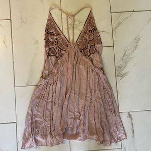 Free People Dusty Pink Mini Dress